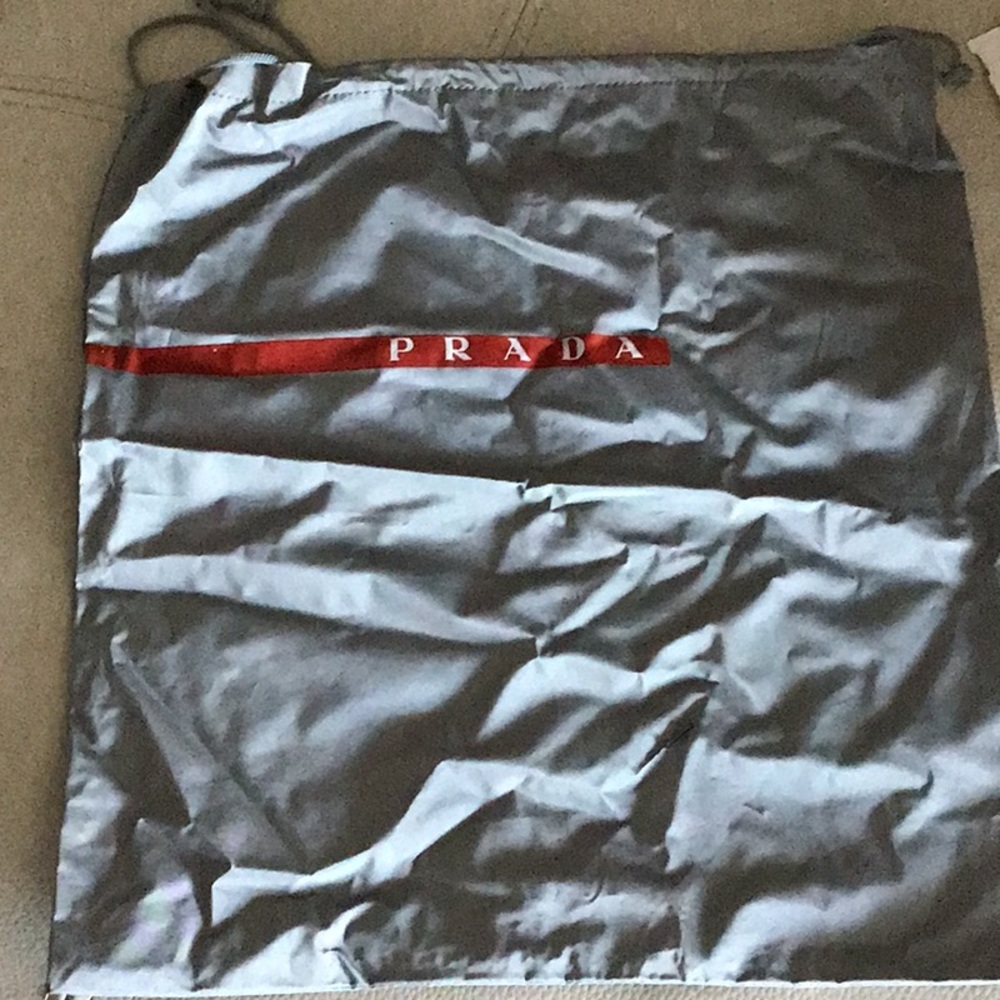 Prada waterproof dust bag